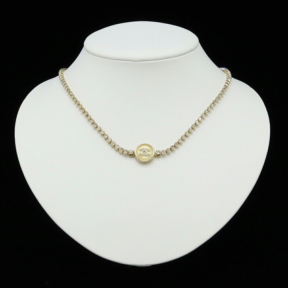 CHANEL Authentic Gold Logo Necklace - Picture 8 of 9